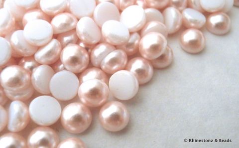 Preciosa Non-Hotfix Pearl Cabochon Rosaline 5mm